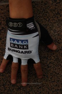 2010 Saxo Bank Tinkoff Gants Ete Ciclismo Blanc