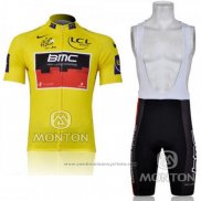 2011 Maillot Cyclisme BMC Lider Jaune Manches Courtes et Cuissard