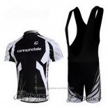 2012 Maillot Cyclisme Cannondale Noir Manches Courtes et Cuissard