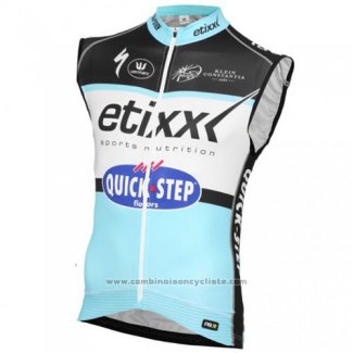 2016 Gilet Coupe-vent Etixx Quick Step Noir et Bleu