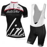 2017 Maillot Cyclisme Femme Nalini Classic Noir Manches Courtes et Cuissard