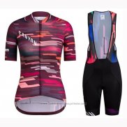 2019 Maillot Cyclisme Femme Canyon Rouge Manches Courtes et Cuissard