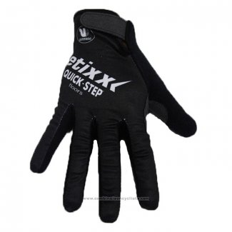 2020 Etixx Quick Step Gants Doigts Longs Cyclisme Noir