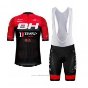 2020 Maillot Cyclisme BH Templo Cafes UCC Noir Rouge Manches Courtes et Cuissard