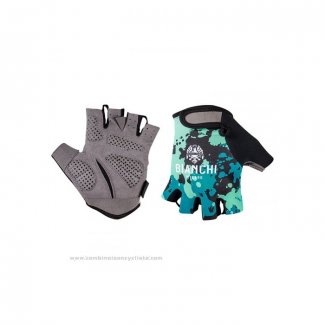 2021 Bianchi Gants Ete Cyclisme Bleu Clair