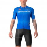 2022 Maillot Cyclisme Giro D'italie Bleu Manches Courtes et Cuissard