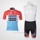 2010 Maillot Cyclisme Saxo Bank Luxembourg Manches Courtes et Cuissard