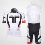 2011 Maillot Cyclisme Castelli Blanc Manches Courtes et Cuissard