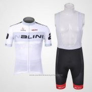 2012 Maillot Cyclisme Nalini Blanc Manches Courtes et Cuissard