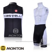 2016 Gilet Coupe-vent Castelli Blanc et Noir