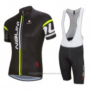 2016 Maillot Cyclisme Nalini Profond Noir Manches Courtes et Cuissard