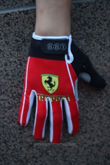 2017 Ferrari Gants Doigts Longs Ciclismo