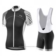 2017 Maillot Cyclisme Femme Liv Pro Noir Manches Courtes et Cuissard