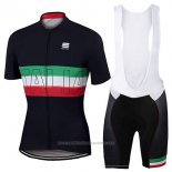 2017 Maillot Cyclisme Sportful Champion Italie Manches Courtes et Cuissard