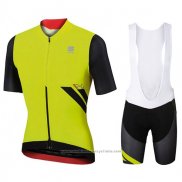 2017 Maillot Cyclisme Sportful R&d Ultraskin Vert et Noir Manches Courtes et Cuissard