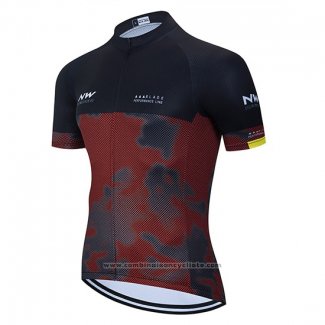 2020 Maillot Cyclisme Northwave Noir Gris Rouge Manches Courtes et Cuissard