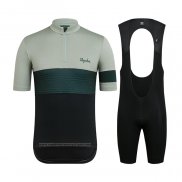 2021 Maillot Cyclisme Rapha Lumiere Vert Manches Courtes et Cuissard