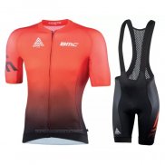 2022 Maillot Cyclisme BMC Orange Manches Courtes et Cuissard