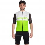 2022 Maillot Cyclisme Nalini Vert Noir Manches Courtes et Cuissard