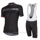 2016 Maillot Cyclisme Nalini Noir Manches Courtes et Cuissard