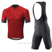 2017 Maillot Cyclisme Altura Peloton Rouge Manches Courtes et Cuissard