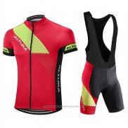 2017 Maillot Cyclisme Altura Sportive Rouge Manches Courtes et Cuissard