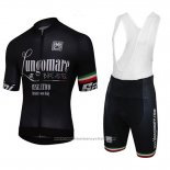 2018 Maillot Cyclisme Lungomare Noir Manches Courtes et Cuissard