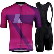 2019 Maillot Cyclisme Runchita Fuchsia Manches Courtes et Cuissard