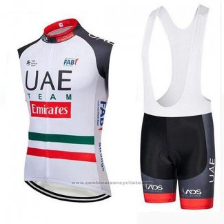 2019 Gilet Coupe-vent Uae Blanc Noir Rouge(1)