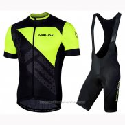 2019 Maillot Cyclisme Nalini Volata 2.0 Noir Jaune Manches Courtes et Cuissard