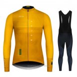 2020 Maillot Cyclisme NDLSS Jaune Manches Longues et Cuissard