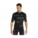 2021 Maillot Cyclisme Bianchi Noir Manches Courtes et Cuissard(2)