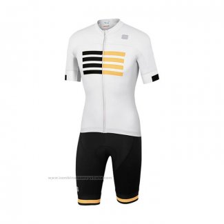 2021 Maillot Cyclisme Sportful Blanc Manches Courtes et Cuissard