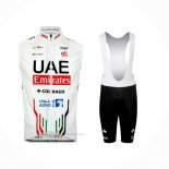 2024 Gilet Coupe-vent UAE Blanc et Cuissard