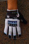 Saxo Bank Tinkoff Gants Doigts Longs Ciclismo Blanc