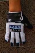 Saxo Bank Tinkoff Gants Doigts Longs Ciclismo Blanc