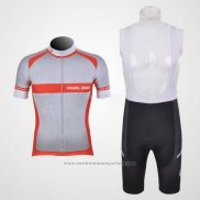 2011 Maillot Cyclisme Pearl Izumi Rouge et Gris Manches Courtes et Cuissard