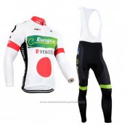 2014 Maillot Cyclisme Europcar Champion Japon Manches Longues et Cuissard