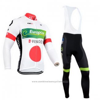 2014 Maillot Cyclisme Europcar Champion Japon Manches Longues et Cuissard