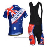 2014 Maillot Cyclisme Monton Champion Australie Manches Courtes et Cuissard