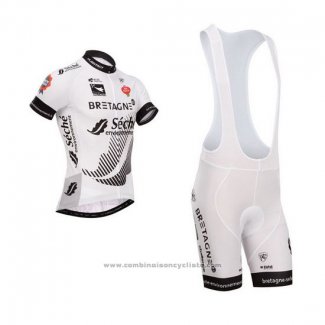 2015 Maillot Cyclisme Seche Noir et Blanc Manches Courtes et Cuissard