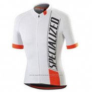 2015 Maillot Cyclisme Specialized Rouge Blanc Manches Courtes et Cuissard