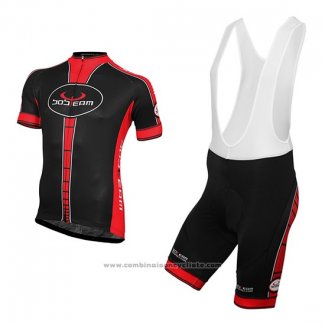 2016 Maillot Cyclisme Bobteam Noir Manches Courtes et Cuissard