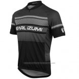 2016 Maillot Cyclisme Pearl Izumi Noir et Gris Manches Courtes et Cuissard