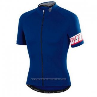 2016 Maillot Cyclisme Specialized Bleu Manches Courtes et Cuissard