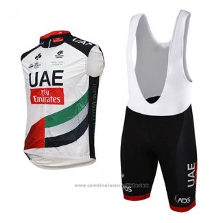 2017 Gilet Coupe-vent Uae Blanc