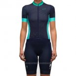 2017 Maillot Cyclisme Femme Maap Noir Manches Courtes et Cuissard