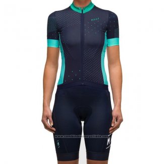 2017 Maillot Cyclisme Femme Maap Noir Manches Courtes et Cuissard