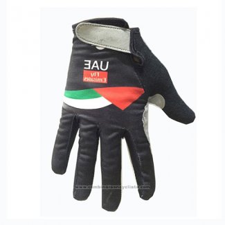 2017 Uae Gants Doigts Longs Ciclismo