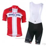 2018 2019 Maillot Cyclisme Quick Step Floors Champion Danemark Manches Courtes et Cuissard